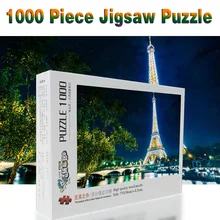 Эйфелева башня 520/1000/1500 шт. для взрослых пейзажи деревянные головоломки Игрушечные лошадки подарок на год для детей Домашний Декор