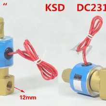 1/4 ''DC231-Y-08 Электрический электромагнитный клапан 3/2 способ клапан прямого действия KSD, DC24Vor AC220V