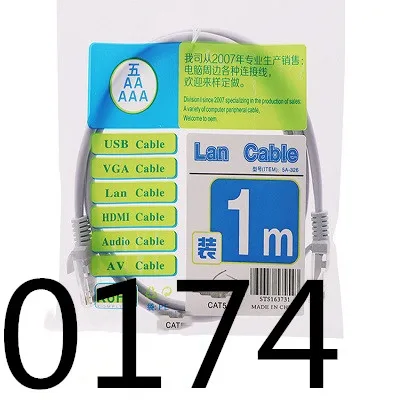 

0174 XIWANG Hot Sells CAT7 UTP Round Cable Ethernet Cables Network Wire RJ45 Patch Cord Lan Cable Made In China