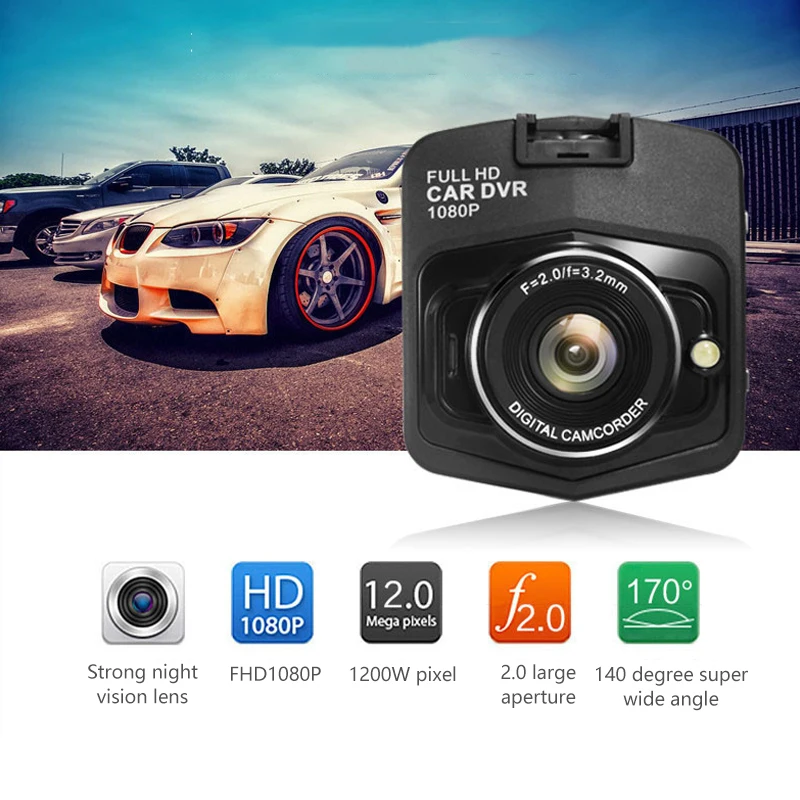 Мини Автомобильная dvr камера Dashcam Full HD 1080P Автомобильный видео регистратор рекордер g-сенсор ночное видение тире камера циклическая запись