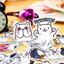 40 шт. креативный kawaii японский медведь дневник в стиле Скрапбукинг наклейки/декоративные наклейки/DIY ремесло фотоальбомы/Дети