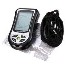 Цифровой ЖК-компасный альтиметр 8 в 1 барометр термочувствительный календарем погоды для пеших прогулок охоты