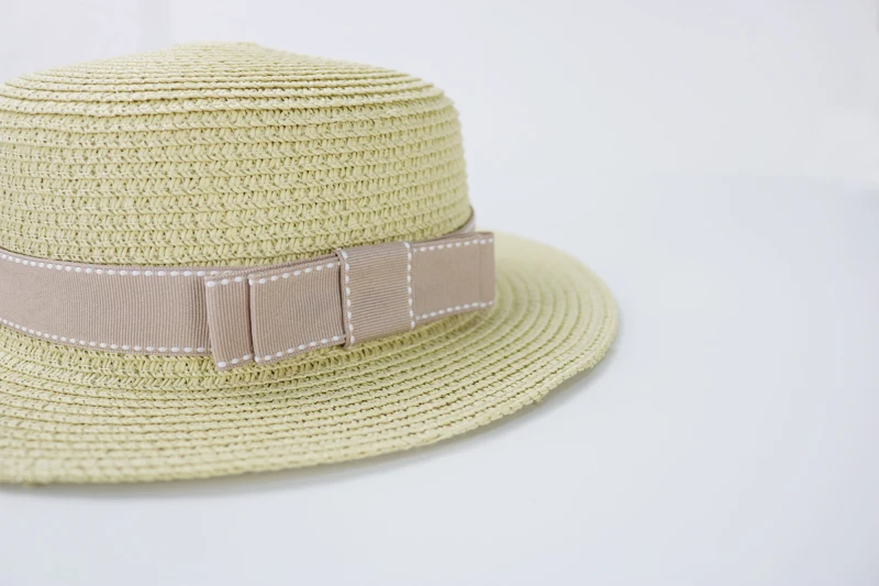 Женская летняя шляпа, пляжные шляпы, поп Соломенная шляпка, Gorra Hombre, уличная Солнцезащитная шляпа для родителей и ребенка, Gorra Hombre, бант, Chapeau Femme