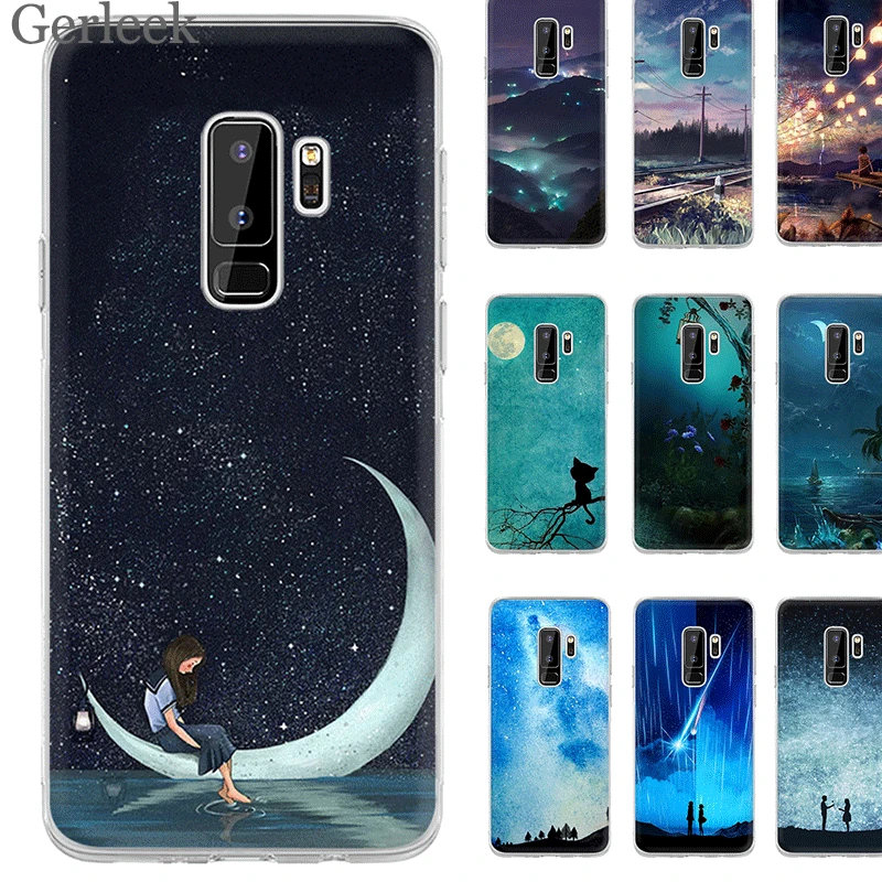 Красивый сценический чехол для Samsung S3 S4 S5 S6 S7 Edge S8 S9 S10 Plus S10e Note 8 9 Жесткий Чехол |