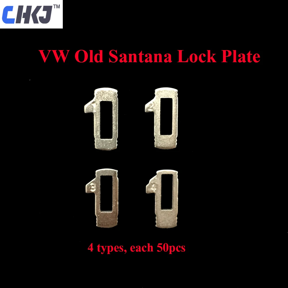 

CHKJ 200pcs/lot Car Lock Reed Locking Plate For VW Old Santana (4 Types Each 50pcs) Auto Repair Accessaries Kit Free Shipping