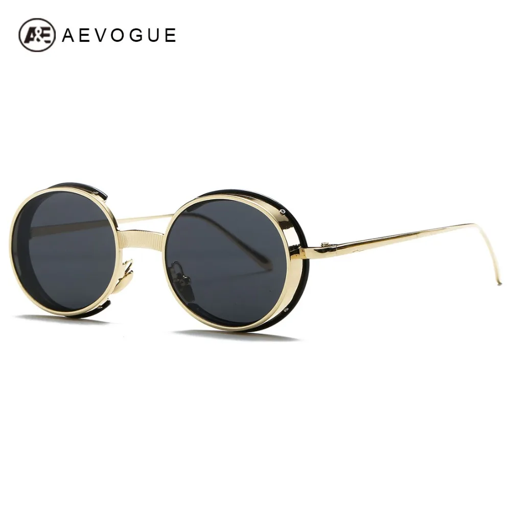 

AEVOGUE Sunglasses Women Brand Designer Oval Copper Frame Summer Style Coating Lens Sun Glasses UV400 AE0463