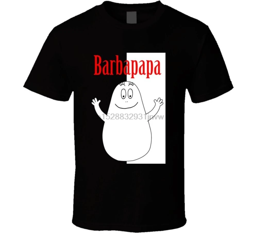 

Barbapapa Cartoon Gangster T Shirt Printed Men T-Shirt Clothes Top Tee T Shirt Short Sleeve Tops Men Summer Style