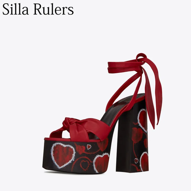 

Silla Rulers 2019 summer ladies super high heels sandals cow suede bow back strap open toe gladiator sandals women wedding shoes