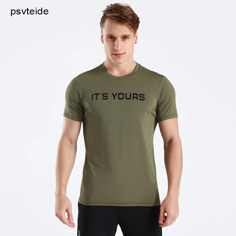 Mens Print Muscle T Shirt Slim Fit Top Gym Crew Neck Short Sleeve Tee Shirt US