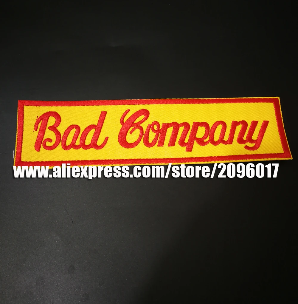 

Bandit Custom Motor Rocker Embroidery Biker Iron On bad company Patches for Jacket Motorcycle Club MC badges clothing sticker