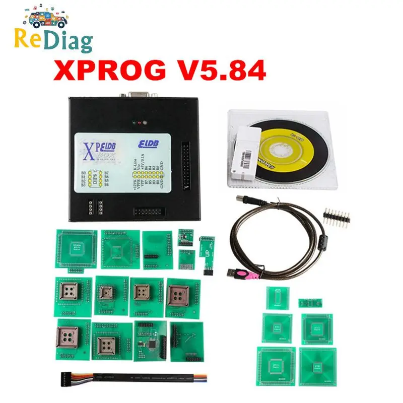 

2019 Newly XPROG V5.84 Add New Authorization With USB Dongle No Need Activated XPROG Box X-PROG M V5.84 Better Than Other XPROG