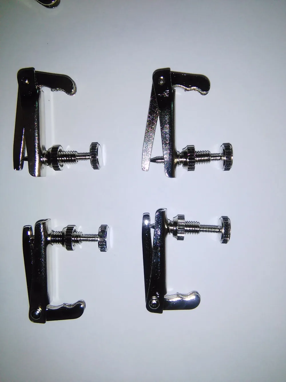 

16 шт. Серебряный тонкий тюнер, струнный регулятор, части 3/4-4/4