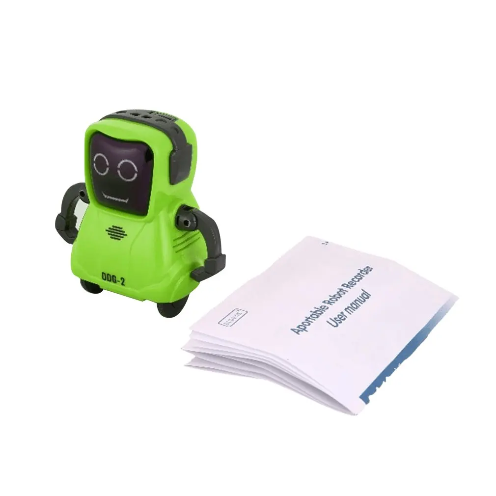 DDG-2 Intelligent Smart Mini Pocket Voice Recording RC Robot Recorder Freely Wheeling 360 Rotation Arm Toys for Kids Gift DDG-2 Intelligent Smart Mini Pocket Voice Recording RC Robot Recorder Freely Wheeling 360 Rotation Arm Toys for Kids Gift