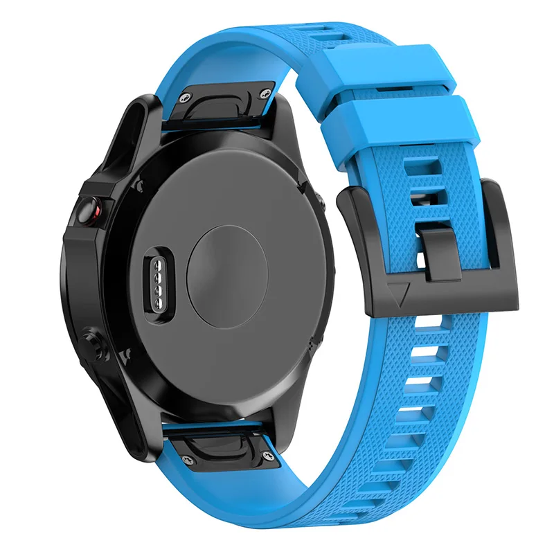 Fivstr 26 22 20 мм Quick Release силиконовый ремешок для часов браслет для Garmin Fenix 5X5 5S плюс 3 3HR s60 D2 Mk1 EasyFit Смарт-часы