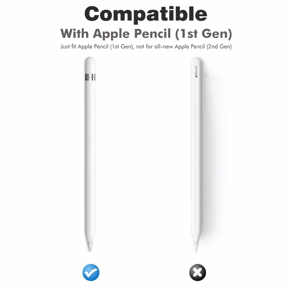 Чехол-держатель для Apple Pencil, [4 шт.] чехол-карандаш/держатель для Apple Pencil cap для iPad Pro Pencil