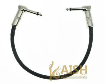

Kaish Black Right Angle 30cm/12'' Mono Guitar Effect Pedal Cable Effects Patch Cord