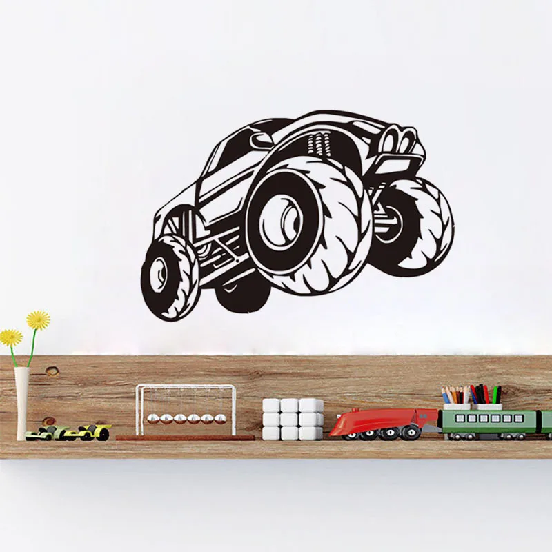 Cartoon Car Wall Stickers Home Decoration Accessories Modern Wall