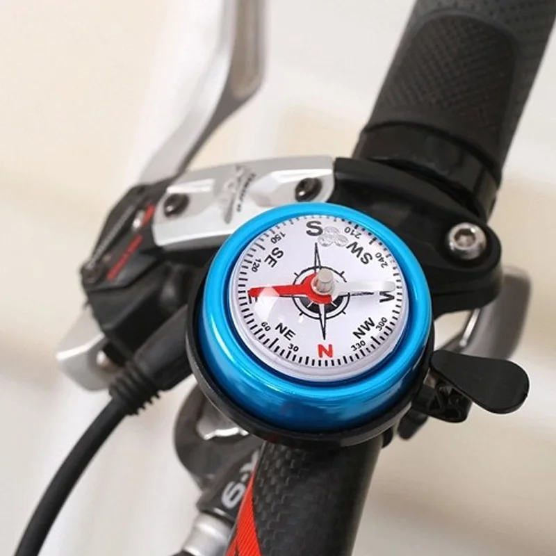 bicycle bell with compass