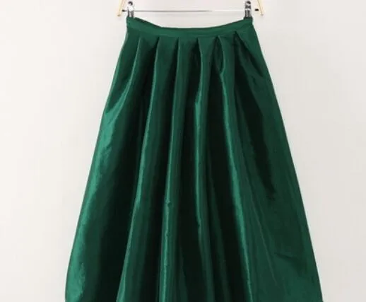 Maxi Long Skirt Floor Length Ladies High Waisted Skirts (Us 4-20W)