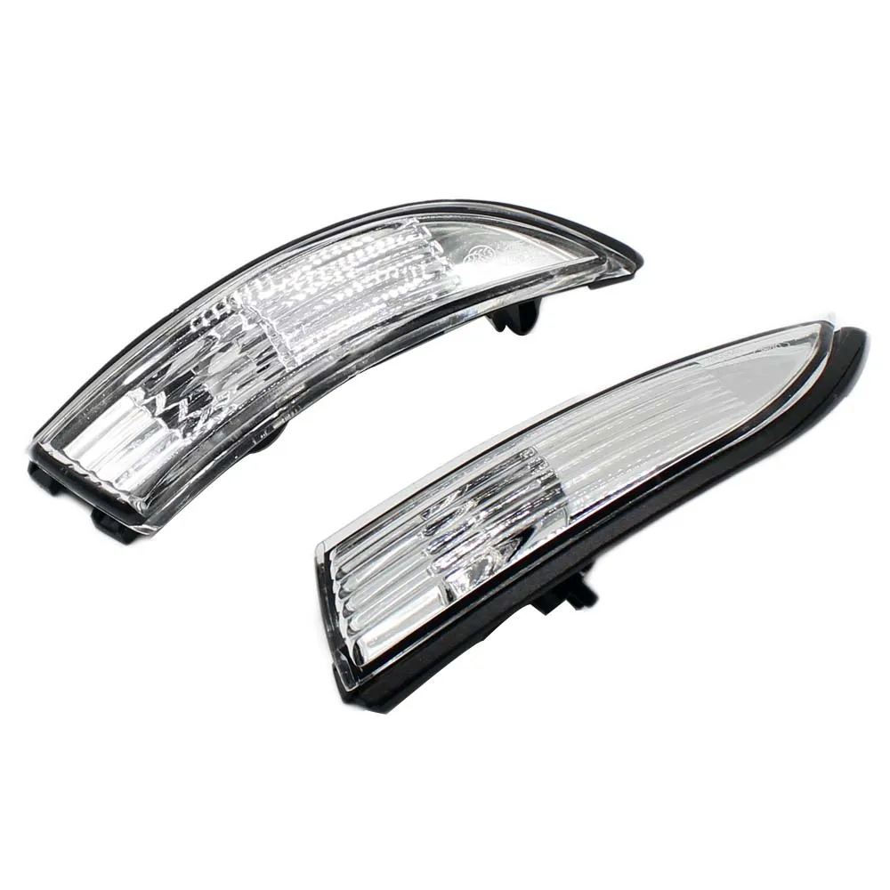 2pcs R&L LED Side Mirror Lamp Shell Car Rearview Mirror Turn Signal