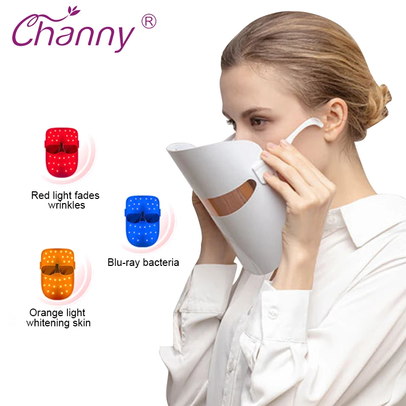 

Channy LED Facial Mask Light Instrument Skin Care Multifunction Rejuvenation Wrinkle Acne Removal Face Beauty Spa Device
