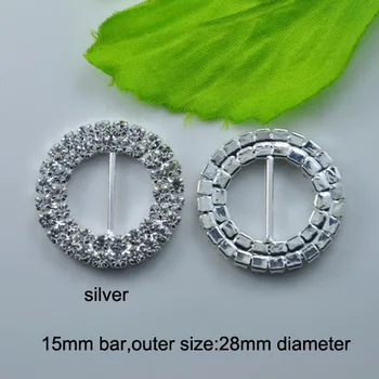 

(L0014) 15mm inner bar wholesale 50pcs free shipping double line rhinestone buckle,sillver or gold or light gold plating