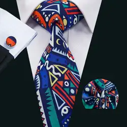 Fa-1323 Новое поступление Барри. ван Мода красочные хлопка Галстуки для Для мужчин высокое качество галстук Handky Запонки Набор для Свадебная