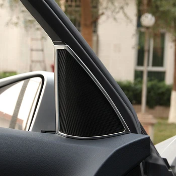 

Chrome Interior Door Speaker Frame Trim For Mercedes Benz C Class W204 C180 C200 C260 2008-2014 Car Styling ABS Accessories