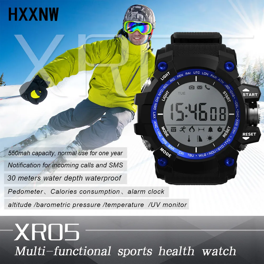 Newest Waterproof IP68 Bluetooth Smart watch XR05 Support