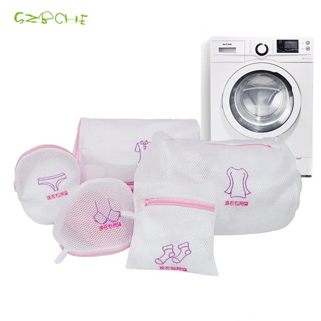 Laundry Wash Bags Zippered Mesh Foldable delicate Lingerie Bra Socks