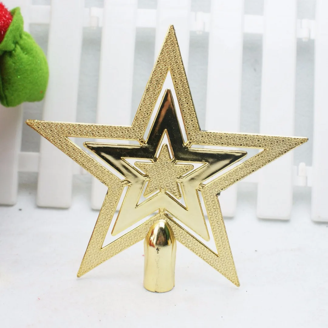 New Christmas Star Tree Topper Home Party Holiday Xmas Ornament Decoration Gift