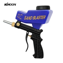 KKMOON Малый размер Пескоструйный пистолет против ржавчины гравитационный Тип распылитель машина защита воздуха пятно Пескоструйный Аппарат Регулируемая аэрограф
