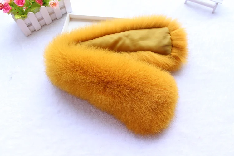 natural fox fur collar scarf (3)