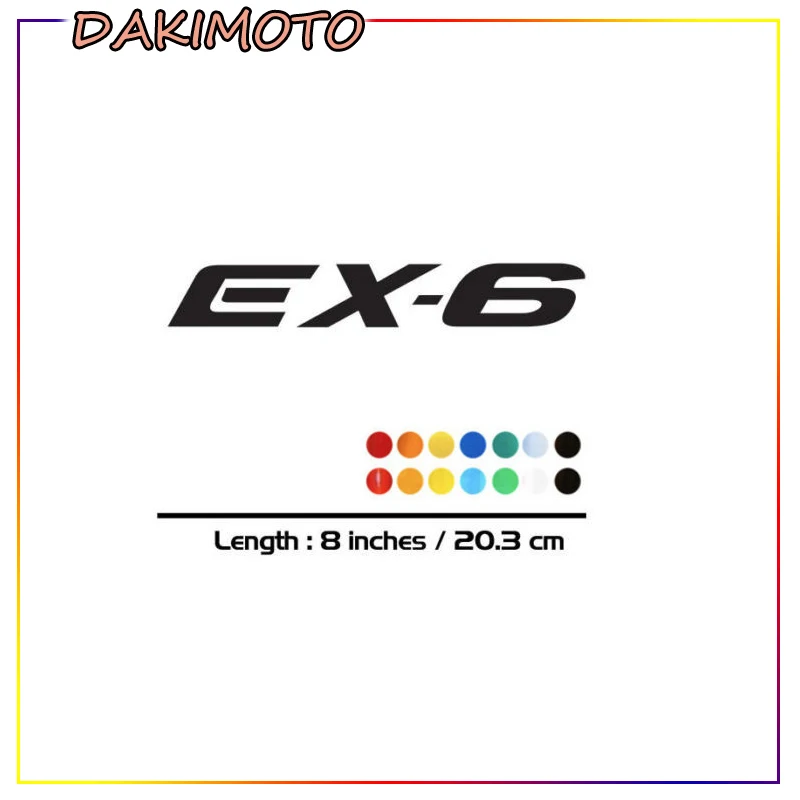 2 X New Sales motorcycle bike Fuel tank Wheels Fairing notebook Luggage helmet MOTO Sticker decals For KAWASAKI EX-6 | Автомобили и
