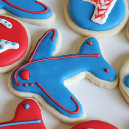 Plane Airplane Shaped Cookies Cutter Stainless Steel Biscuit Cake Mold