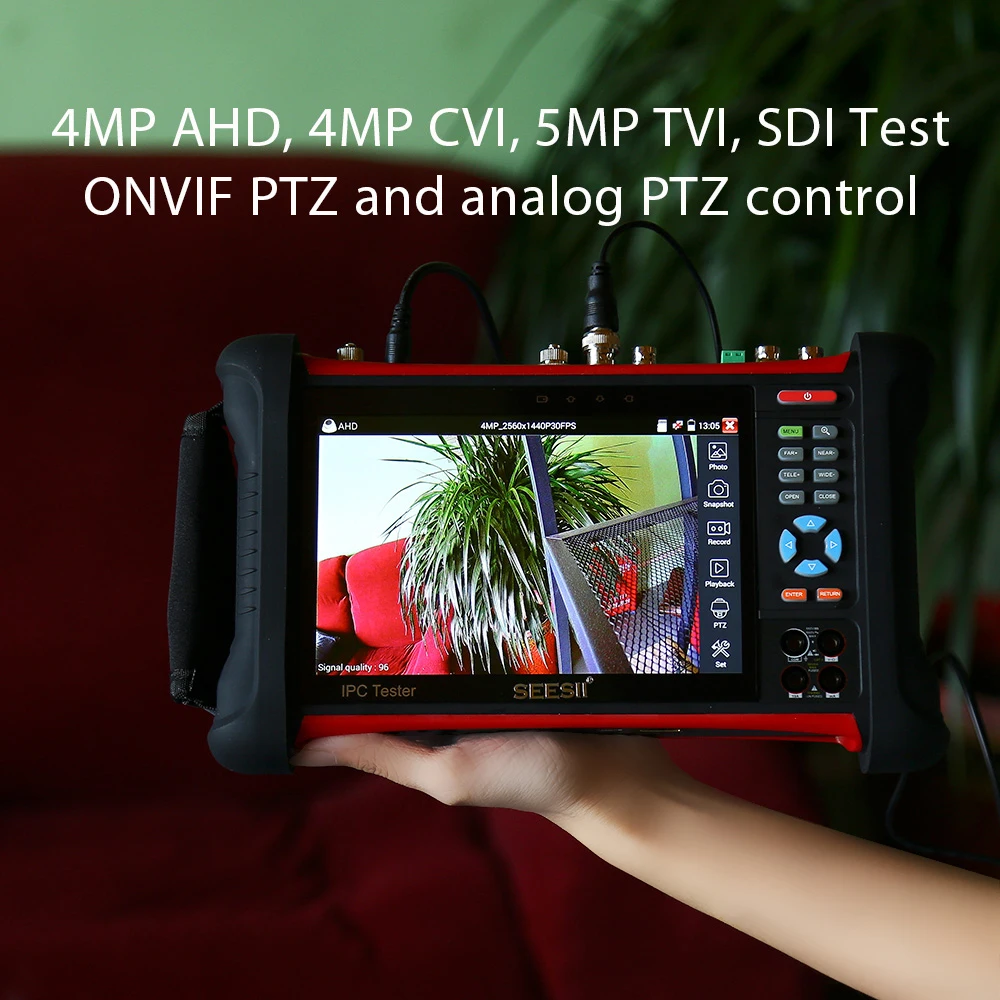 Seesii x7movtadhsplus 7 "Сенсорный экран 4 К Тесты er Мониторы IPC TVI CVI видеонаблюдения Камера Тесты H.264 Управление IP обнаружение Wi-Fi 8 ГБ