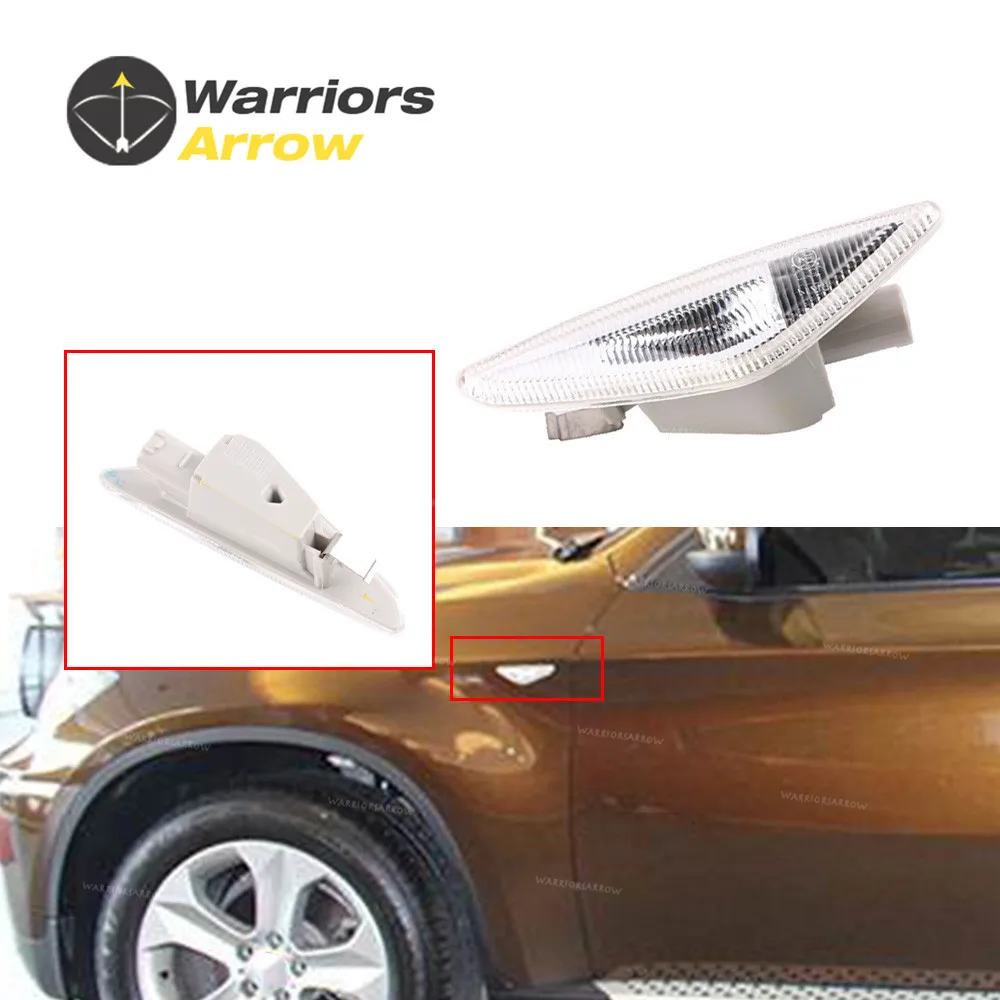 

63137171007 For BMW X3 X5 X6 E70 E71 2008-2014 E72 F25 Fender Side Marker Turn Signal Light Lamp Left LED