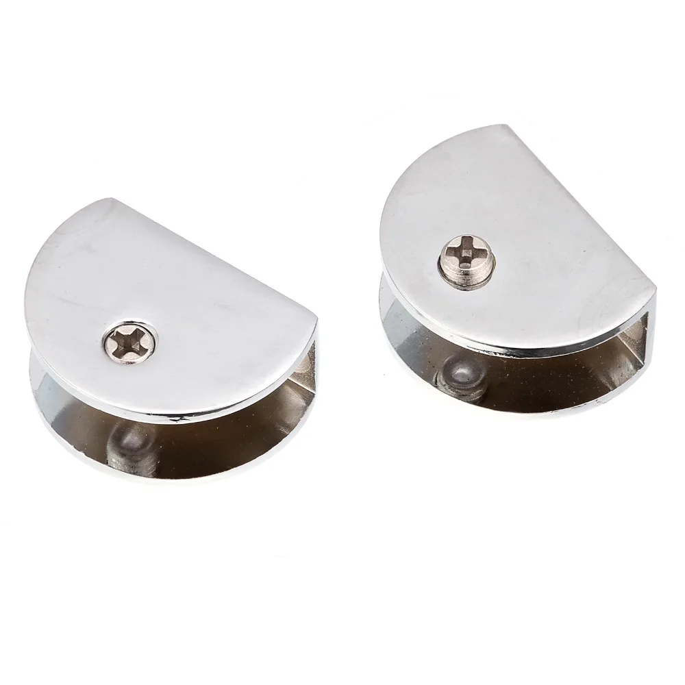 4 Pcs Stainless Steel Glass Clamp Holder For Window Balustrade