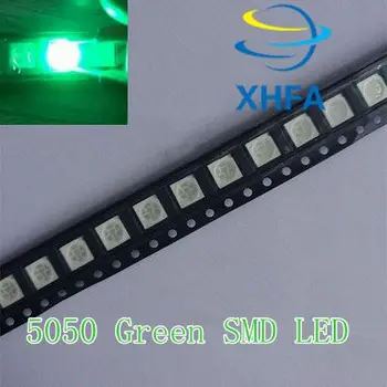 

500pcs SMD Chip LED 5050 Green Surface Mount SMT Bulb DC 3.2V 60mA Light Ultra Bright Light-Emitting Diode LED Lamp fpr PCB