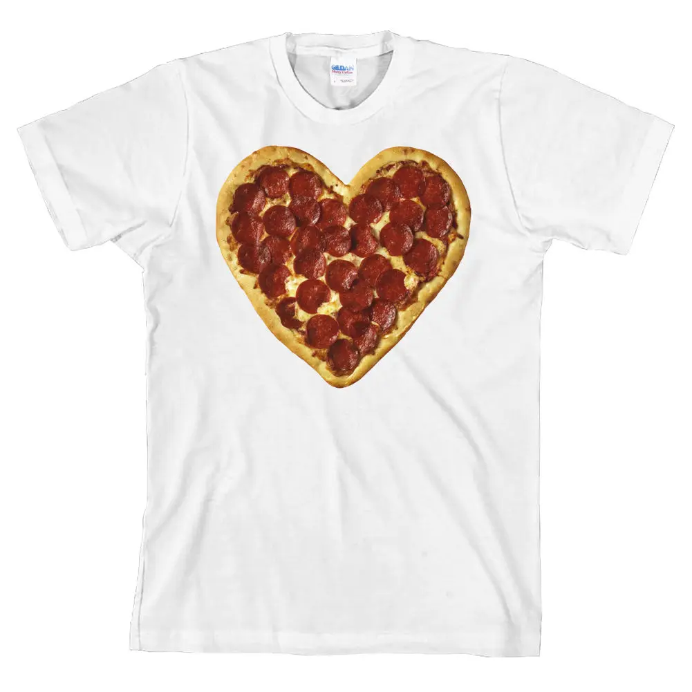 Футболка с надписью I Heart Pizza Love Slice Food Порно все размеры и новинки | Мужская одежда