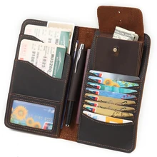 JOYIR Genuine Cowhide Leather Men Long Wallet Credit Card Holder Passport Holder Coin Purse Crazy Horse Leather Man Wallet 2019 JOYIR Genuine Cowhide Leather Men Long Wallet Credit Card Holder Passport Holder Coin Purse Crazy Horse Leather Man Wallet 2019