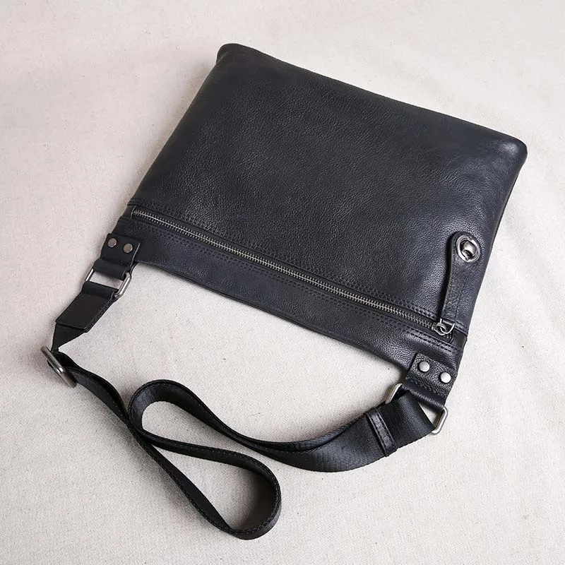 AETOO 2018 new leather men's bag shoulder bag Messenger bag slim men's ba