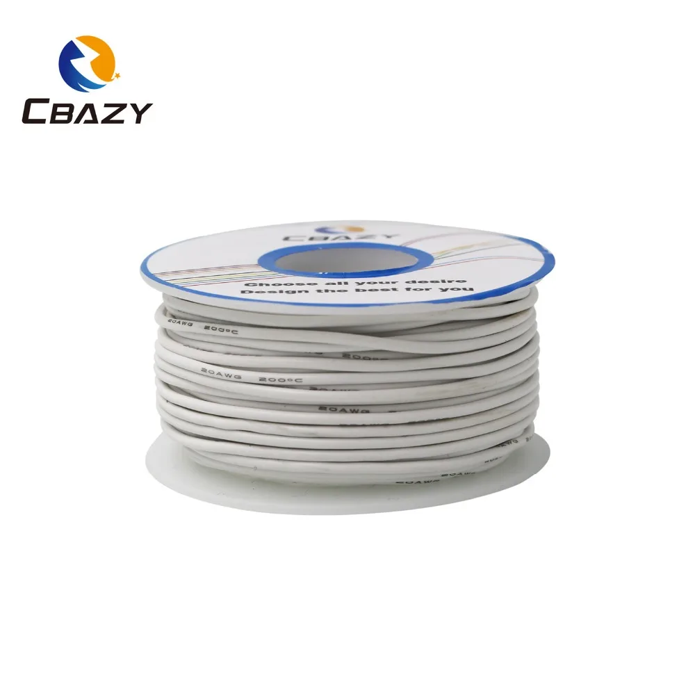 CBAZY силиконовый 18AWG 15 м гибкий силиконовый провод луженый медный провод кабель многожильный 10 цветов опционально DIY проводное соединение