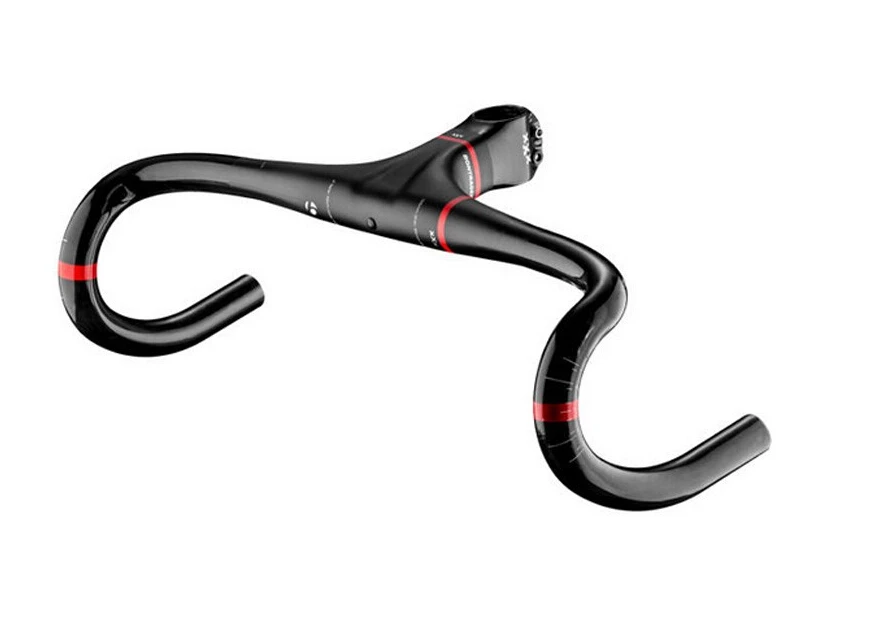 XXX 2015 New full carbon handlebar Road bicycle handle handlebar carbon fiber one piece stem 245G 400/420/440-90/100/110/120mm