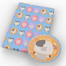 David accessories 50*145 см животных ткань с принтом полиэстер хлопковая ткань, из кусков, для платья недалеко от изготовления кукол, c4833