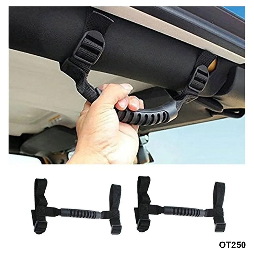 Us 7 5 30 Off Lumiparty 2pcs Set Unlimited Roll Bar Grab Handles For Jeep Wrangler Yj Tj Jk From 1995 To 2018 Freedom Door Handlebar R30 In Interior