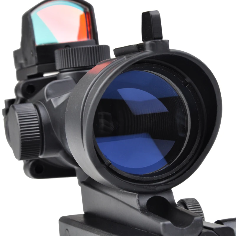 Acog 4X32 оптический прицел с мини красной точкой снайпер Охота стрельба