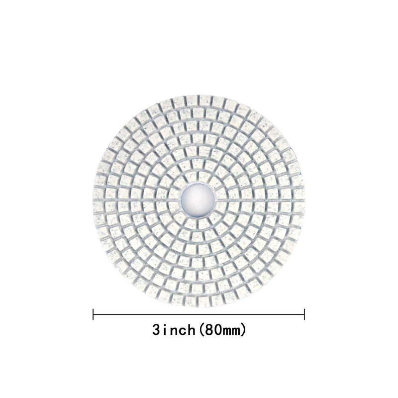 POLIWELL 3 inch 80mm Marble Stone Grinding Polishing Abrasive Tools 10 PCS Diamond Wet and Dry Sanding Discs+1PC M10 Backing Pad POLIWELL 3 inch 80mm Marble Stone Grinding Polishing Abrasive Tools 10 PCS Diamond Wet and Dry Sanding Discs+1PC M10 Backing Pad