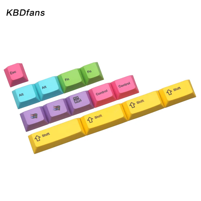 Npkc краситель подложки keycaps Вишневый профиль pbt keycap для механической
