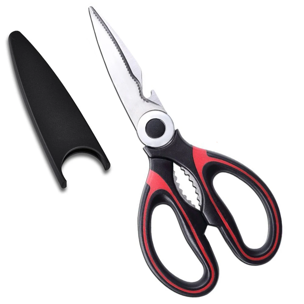 Multi Function Kitchen Scissors Stainless Steel Shears Tool with Sharp